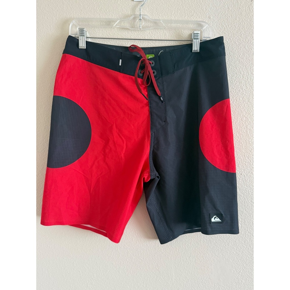 Quiksilver Highline Highlite Board Shorts Mens 31 Red Black Griffin Colapinto